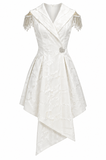OM153 Wrap Wedding Dress