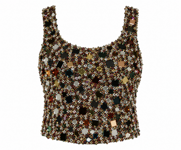 OM150 Colored Sequin Top
