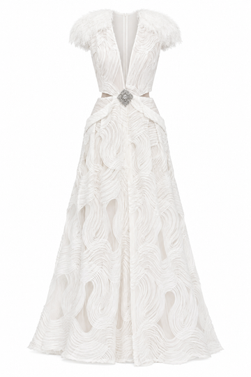 Vestido Broche