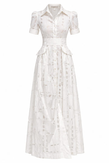 Vestido novia camisero