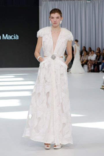 Vestido Broche