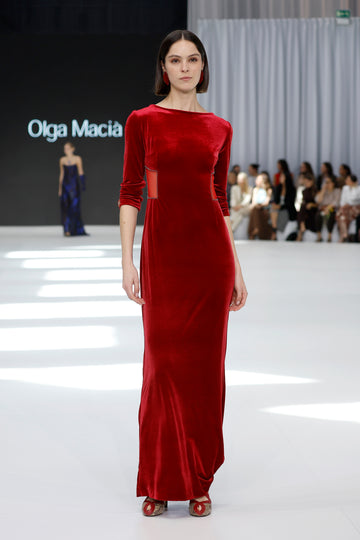 Vestido Rojo Velvet
